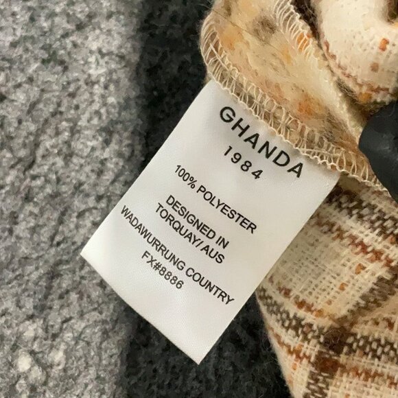 Ghanda Chance Soft Tweed Plaid College Mini Skirt - Picture 5 of 5